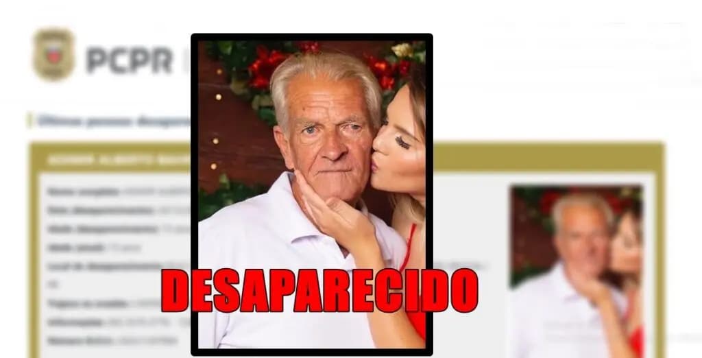 Idoso está desaparecido desde a véspera de Natal em Ponta Grossa