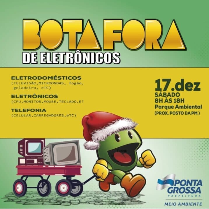 Bota Fora do resíduo eletrônico tem nova edição neste sábado