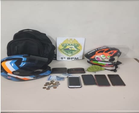 Dupla de assaltantes é presa no centro de PG