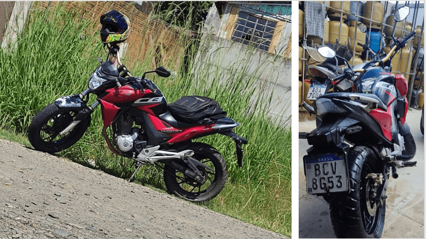 Jovem alega ser vítima de tocaia e tem a moto roubada em PG