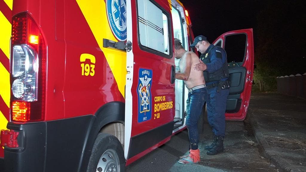 Vítima de atropelamento fica por mais de uma hora à espera do Siate em PG