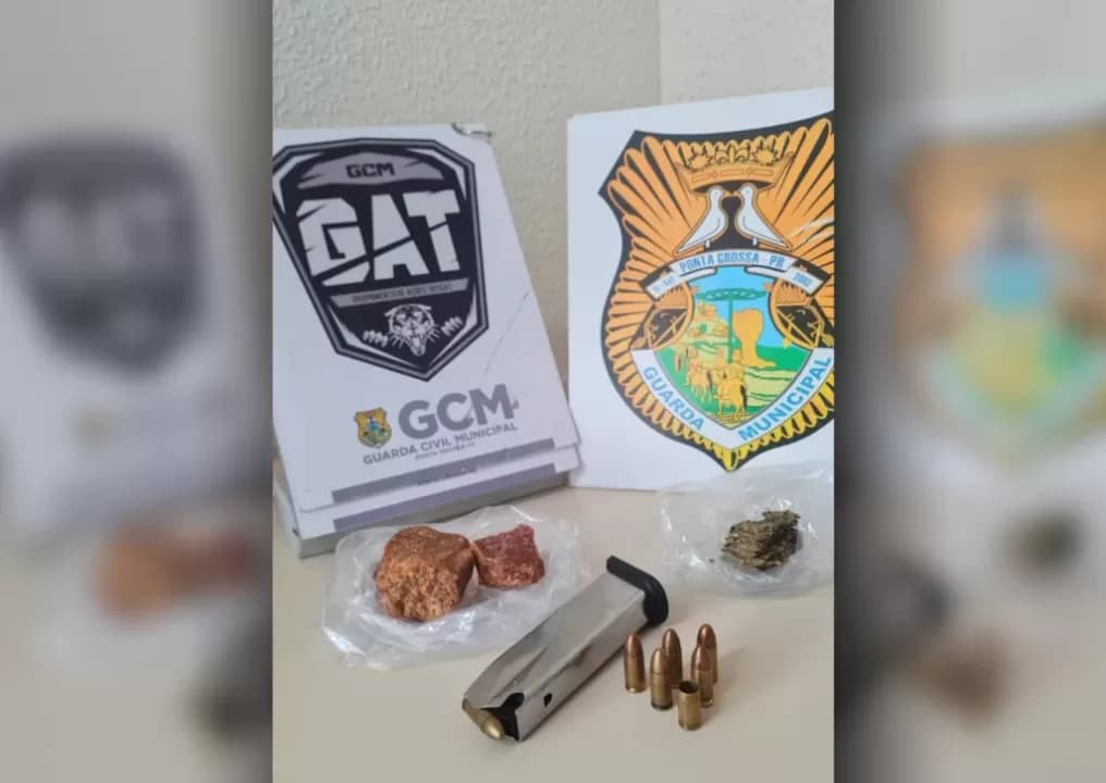 Homem é preso por agressão à ex-mulher e porte ilegal em PG