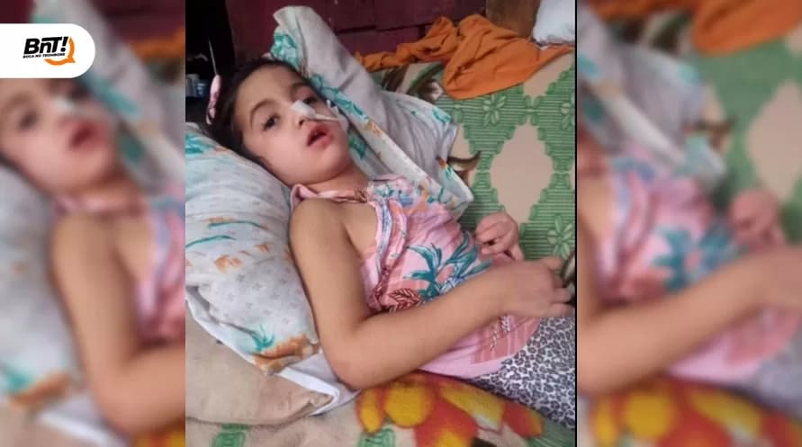 Mãe pede ajuda para comprar cadeira de rodas e medicamento para criança com Encefalite