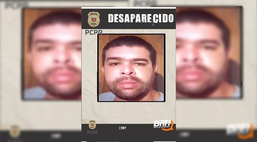 Há quase um mês homem segue desaparecido em Ponta Grossa