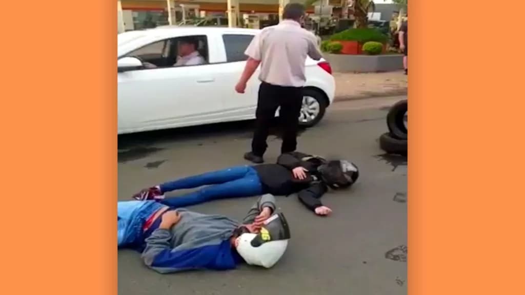 Instrutor do Detran de Ponta Grossa atropela motociclista e se recusa a fazer teste do bafômetro