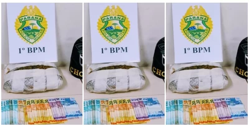 PMs de PG descobrem ponto de tráfico de drogas ao cumprirem mandado de prisão