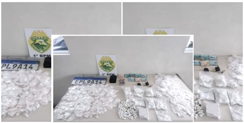 Dois homens e uma mulher são presas por tráfico de drogas em PG