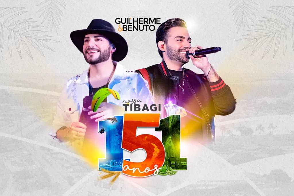Prefeitura de Tibagi anuncia show em comemoração aos 151 anos da cidade
