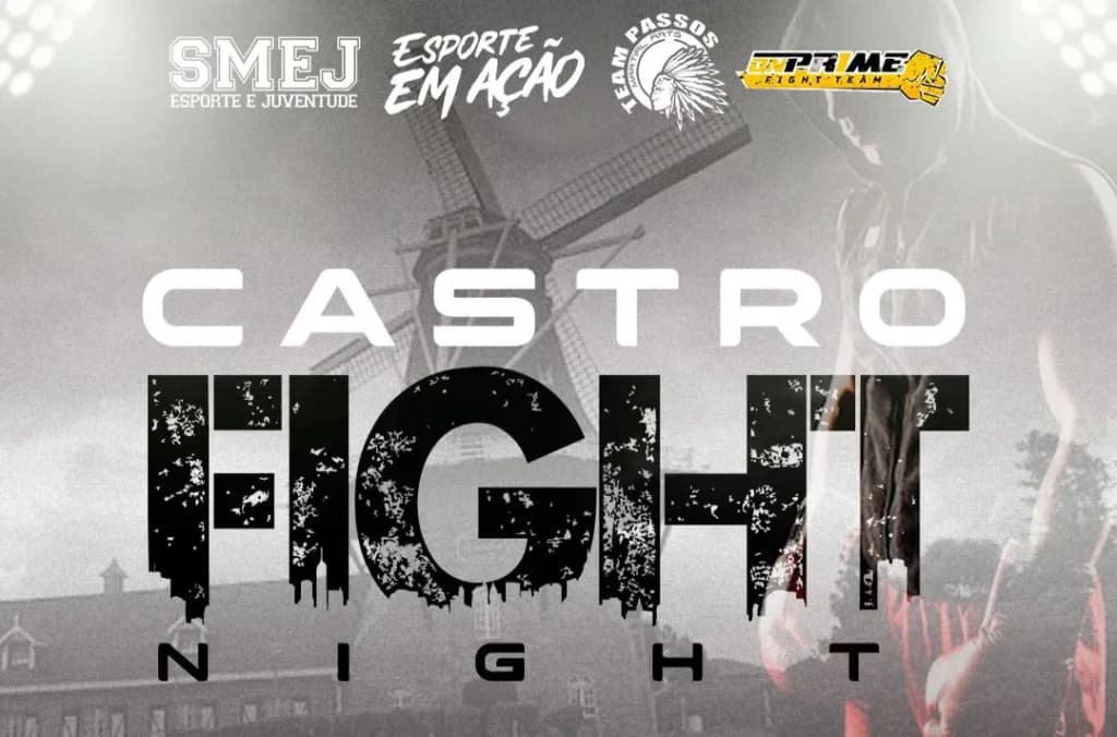 Castro Fight Night acontece neste sábado no Ginásio Douglas Pereira