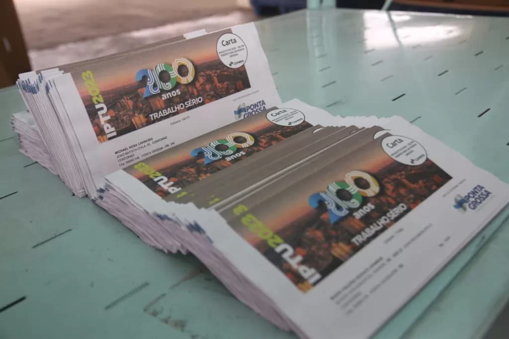 Correios iniciam entrega dos boletos do IPTU 2023