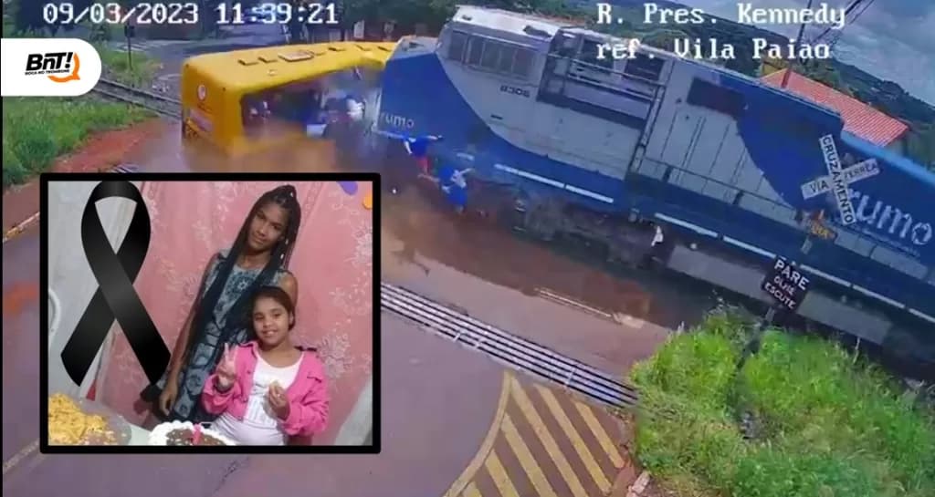 Identificadas crianças mortas em trágico acidente entre ônibus e trem
