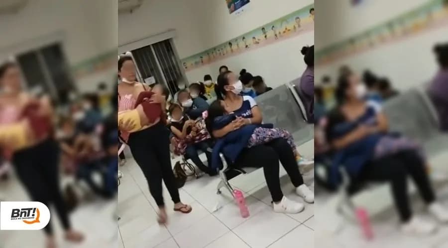 Crianças aguardam 14hrs por atendimento na UPA Santa Paula