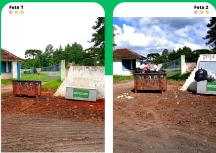 Descarte irregular de lixo: Palmeira faz limpeza em parque e pede colaboração da comunidade
