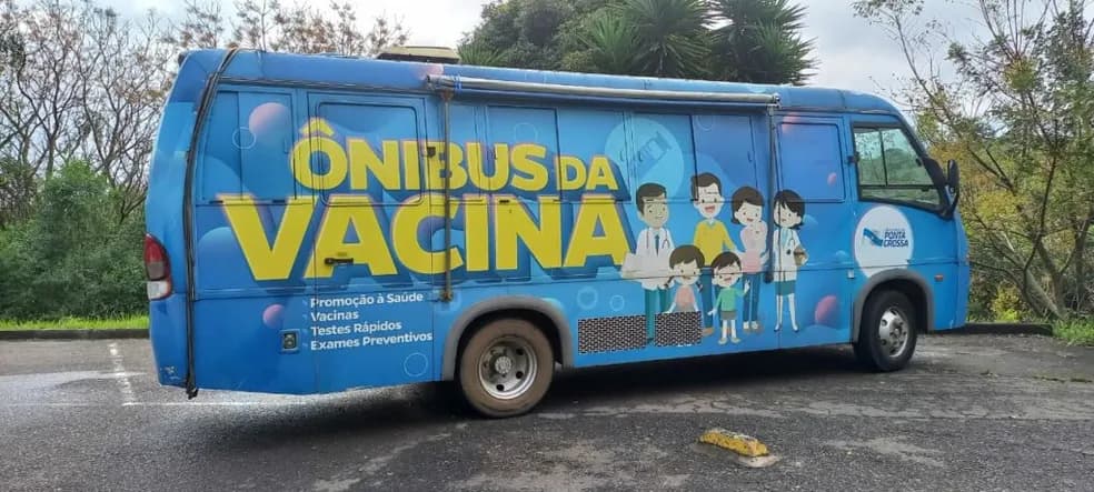 Ônibus da Vacina de PG vai incluir a Pfizer Bivalente na rotina contra a Covid