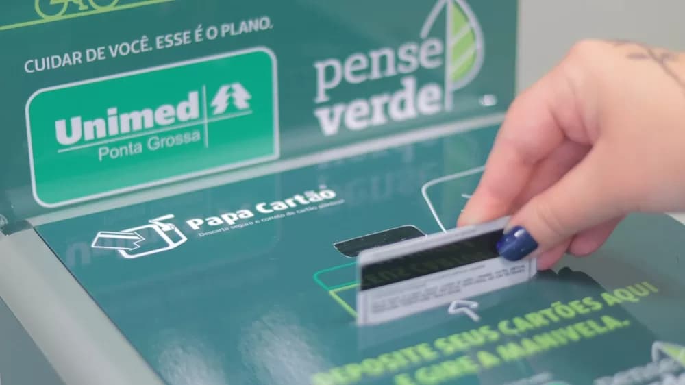 <strong>Unimed PG registra mais de 5 mil cartões reciclados</strong>