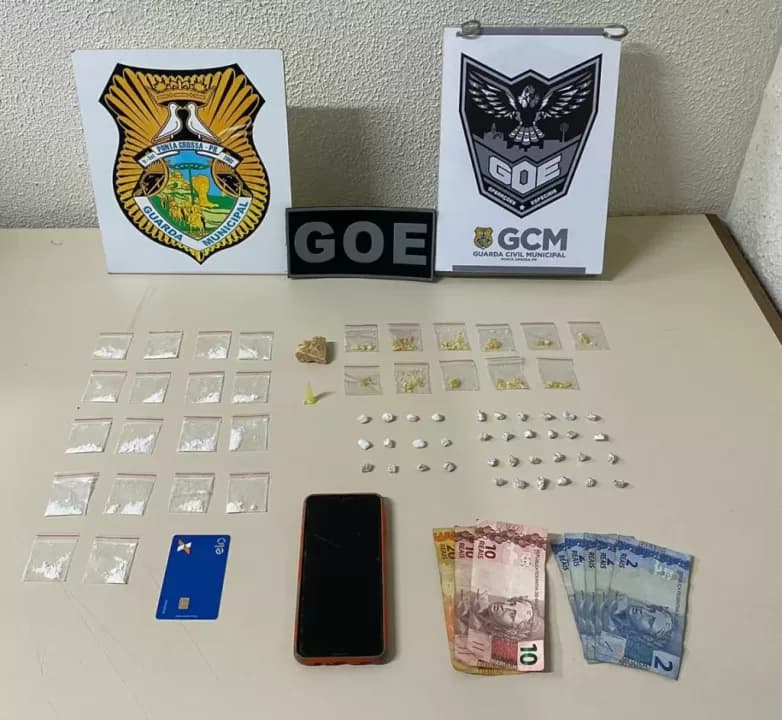 Homem é preso em PG por tráfico de drogas na Vila Princesa