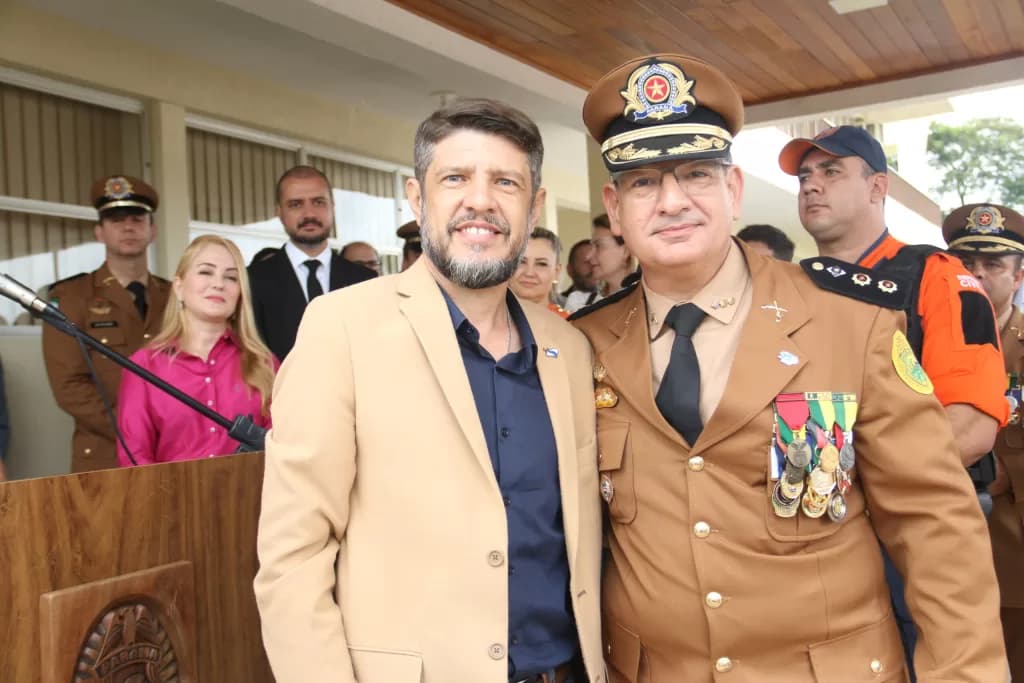 <strong>Capitão Saulo participa das comemorações de 123 anos do 1º Batalhão da Polícia Militar</strong>