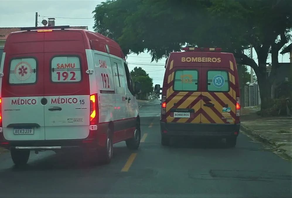 Trabalhador sofre queda em construção e fica inconsciente em bairro de PG