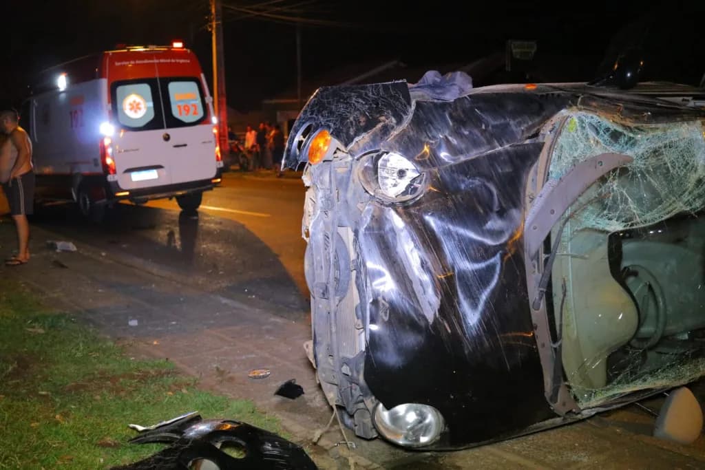 Homem morre em acidente após não pagar conta em bar de PG