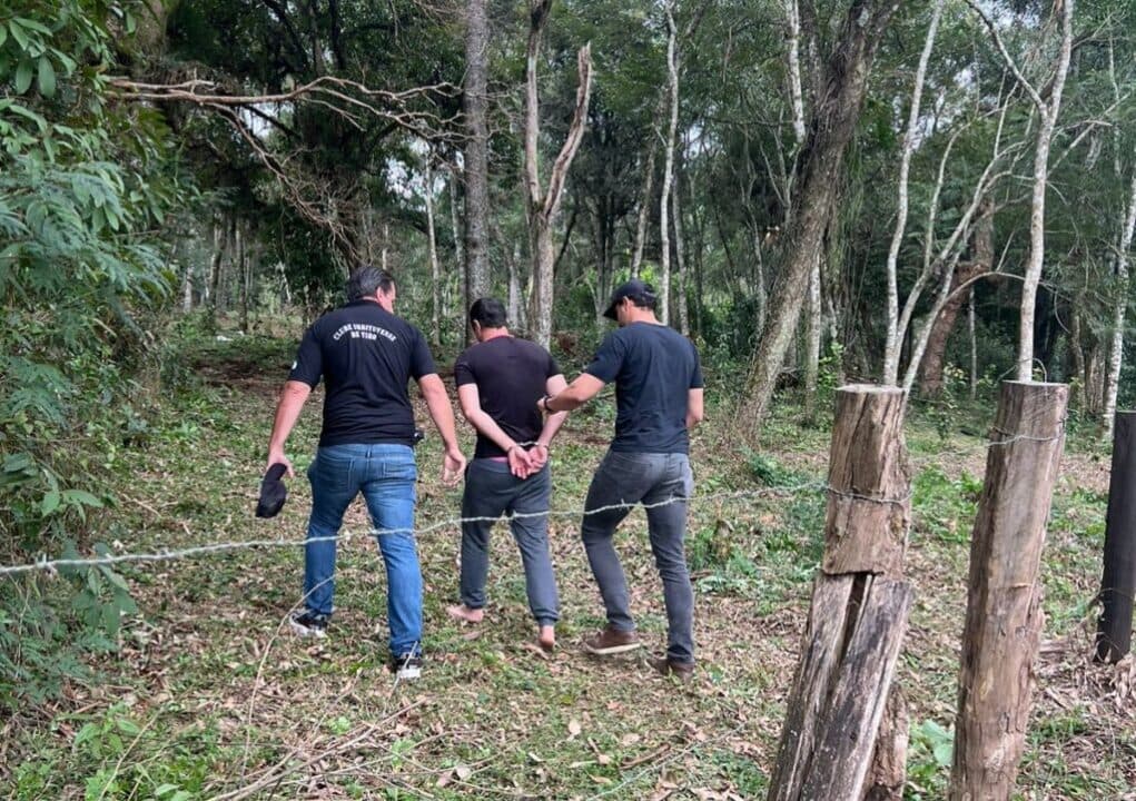 Homem condenado por estupro de vulnerável contra uma criança é preso em Imbituva