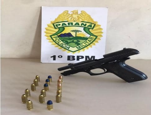 PM prende homem por porte ilegal de arma de fogo no Contorno