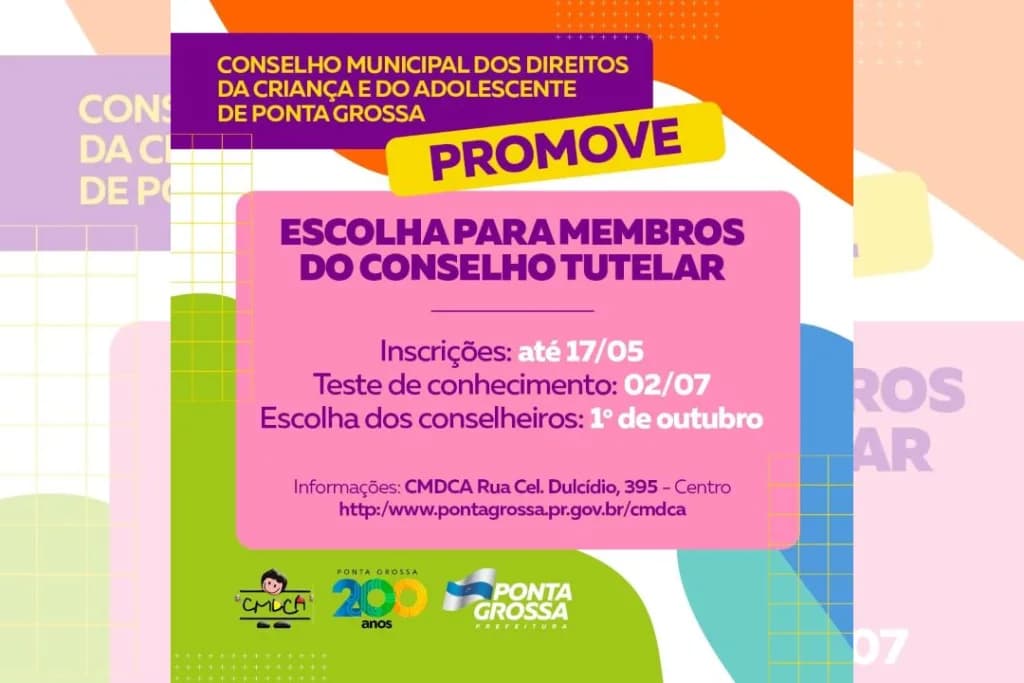 Inscrições para vagas no Conselho Tutelar terminam em 17 de maio