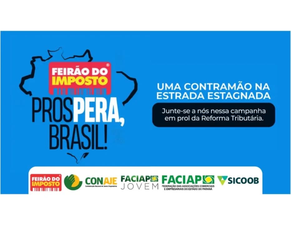 Feirão do Imposto em PG faz campanha a favor de reforma tributária
