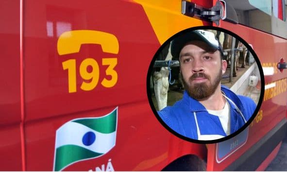 Homem tem mal súbito, perde direção de trator e morre em fazenda de Carambeí