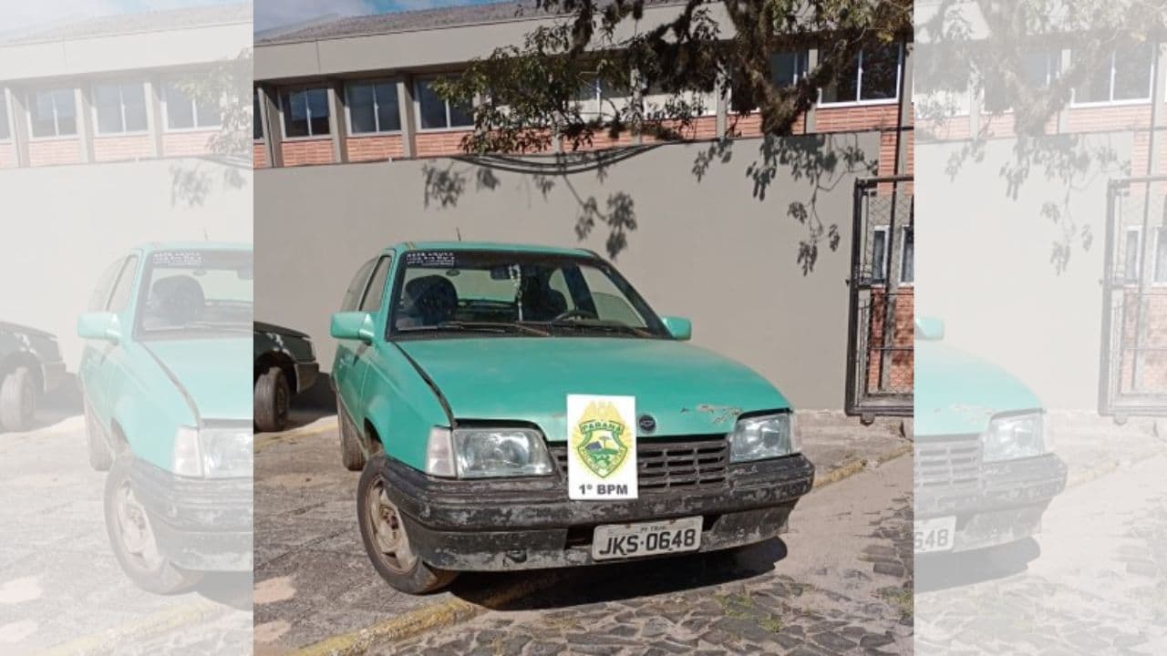 Veículo furtado em Uvaranas é recuperado após patrulhamento policial no Neves
