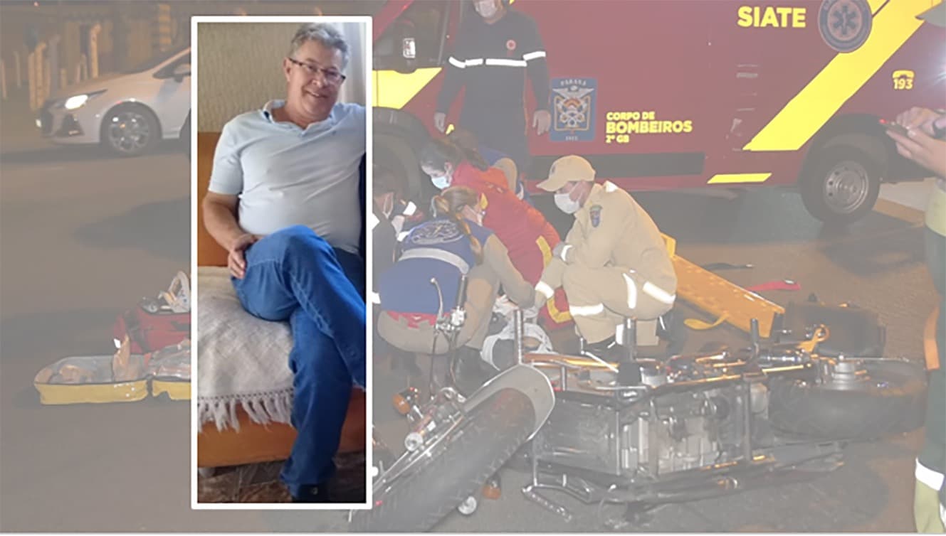 Identificado motociclista que morreu em grave acidente na Souza Naves