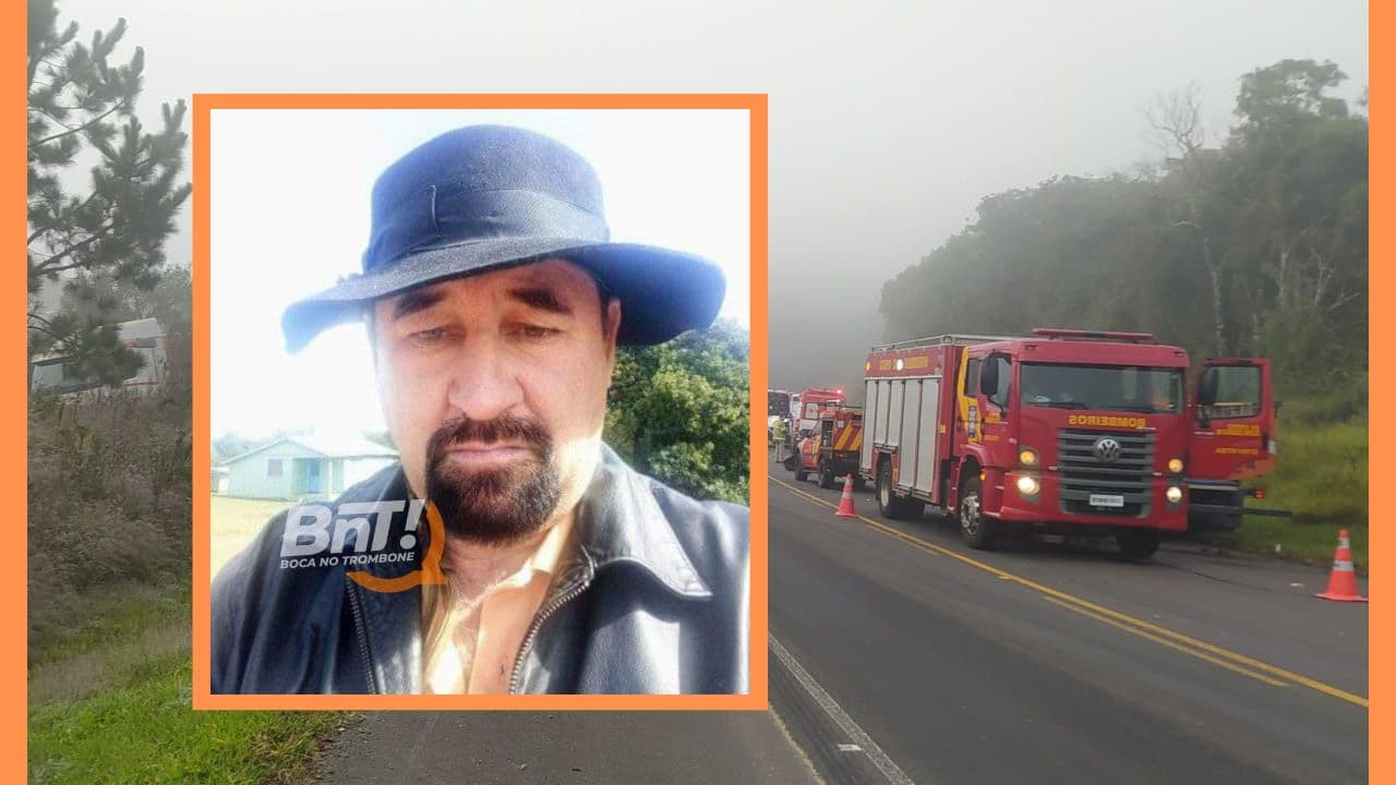 Identificado motorista que morreu ao colidir com caminhão na BR-153 em Tibagi