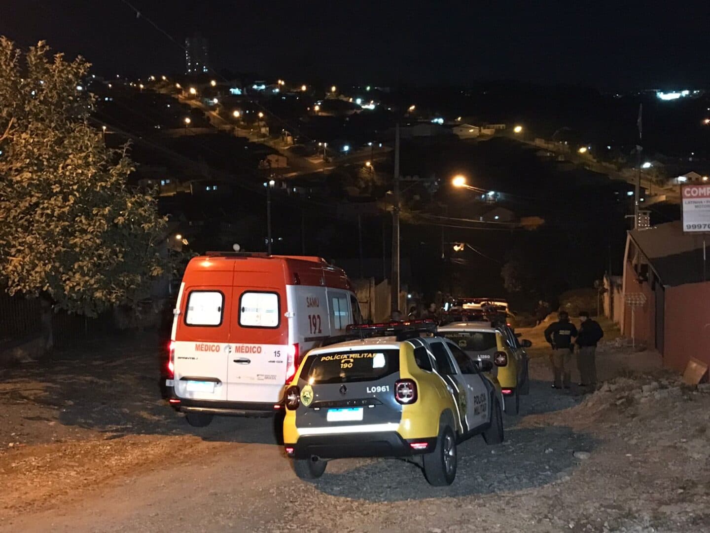 Tiroteio entre gangues na Coronel Cláudio deixa homem ferido com tiro no rosto
