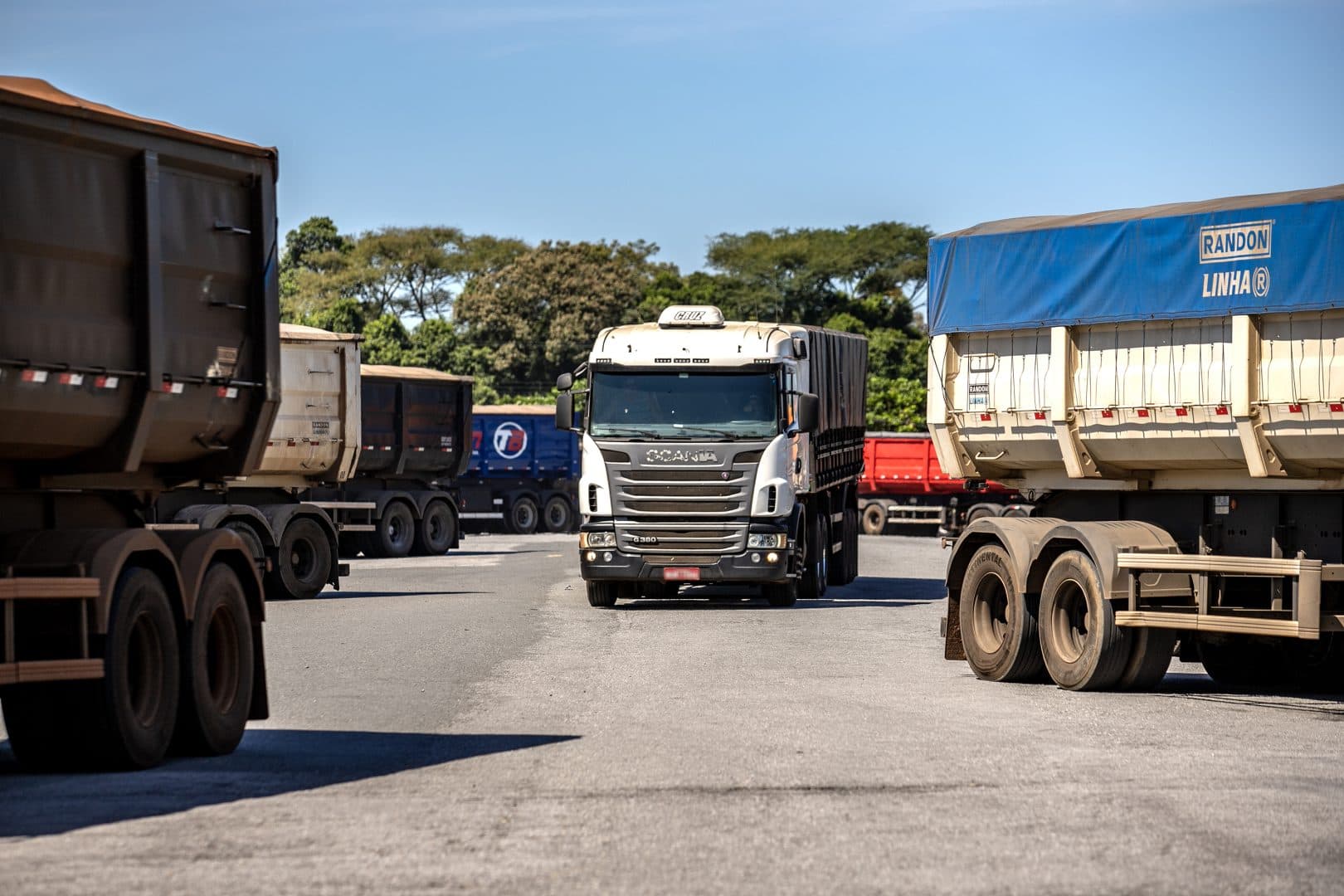 Porto de Paranaguá recebe quase 2,5 mil caminhões de grãos e farelo em 24 horas
