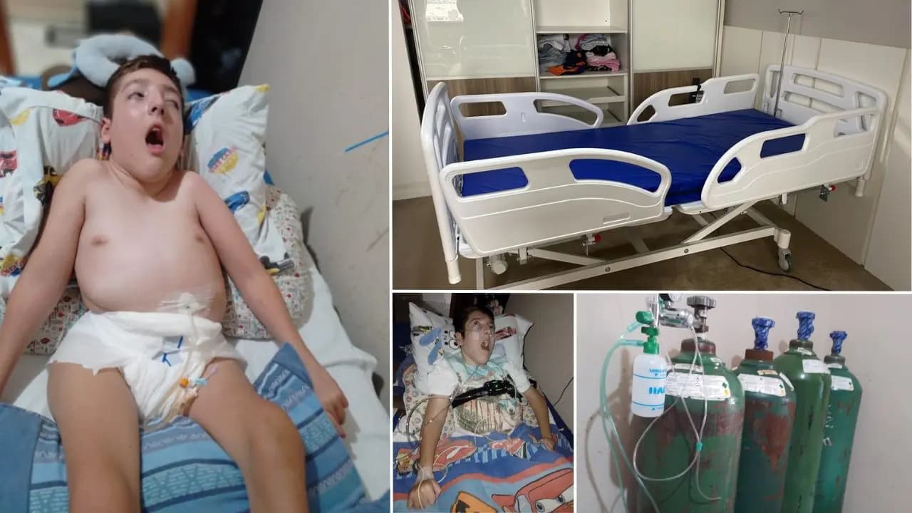 Família de jovem com doença genética pede ajuda para comprar cama hospitalar