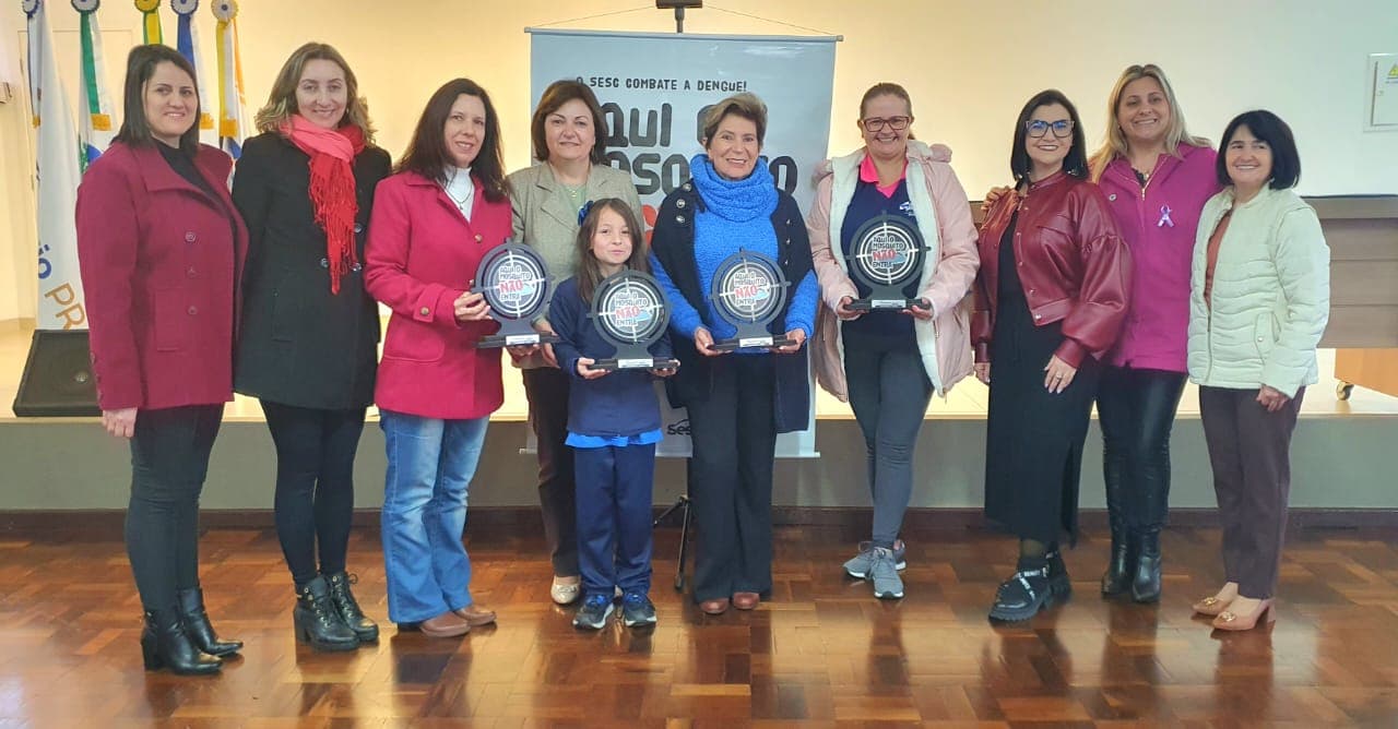 SESC premia alunos e escolas por combate à dengue em Ponta Grossa