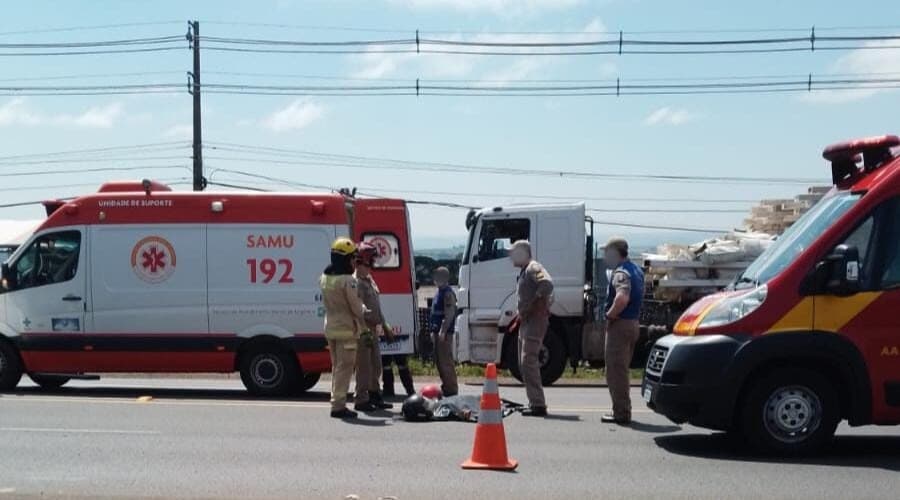 Acidente na Souza Naves termina em óbito