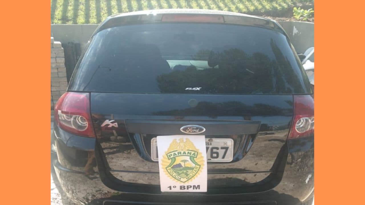 Veículo furtado em PG é recuperado pela Polícia Militar