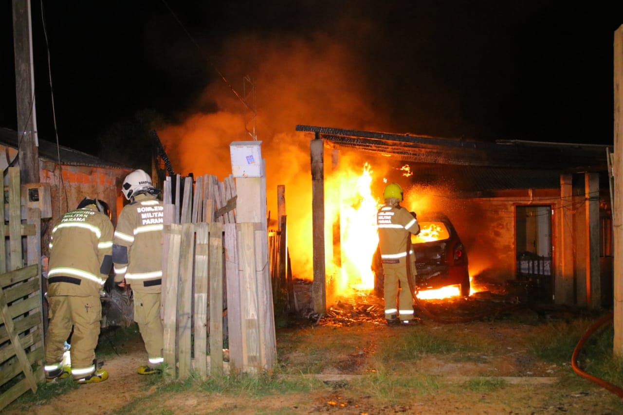 Incêndio em residência mata idoso em Ponta Grossa