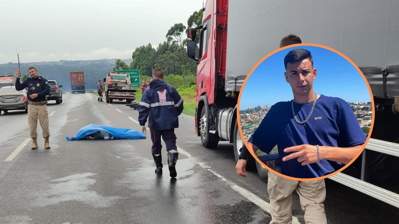 Identificado motociclista que morreu na BR-376 em Ponta Grossa