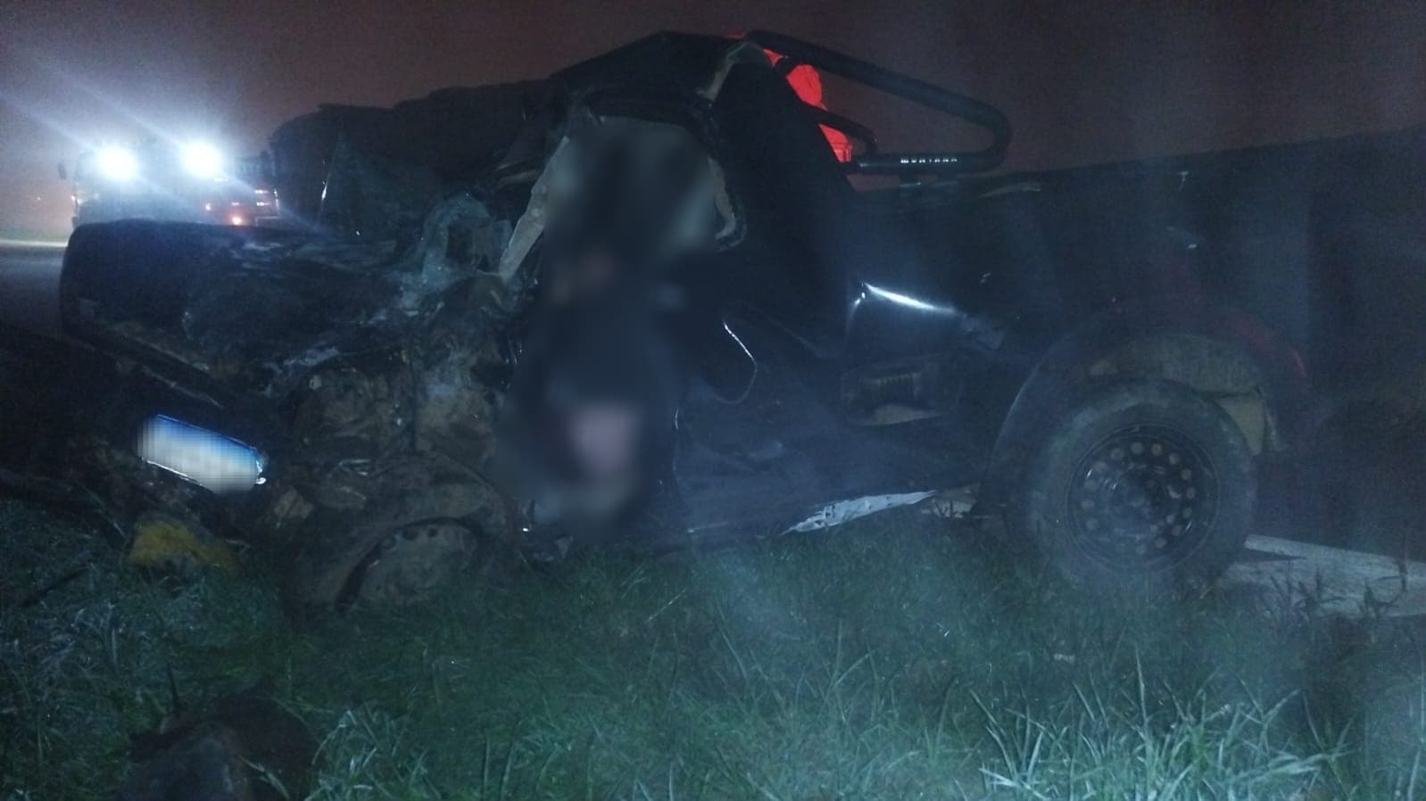 Colisão frontal mata motorista na PR-092 em Arapoti