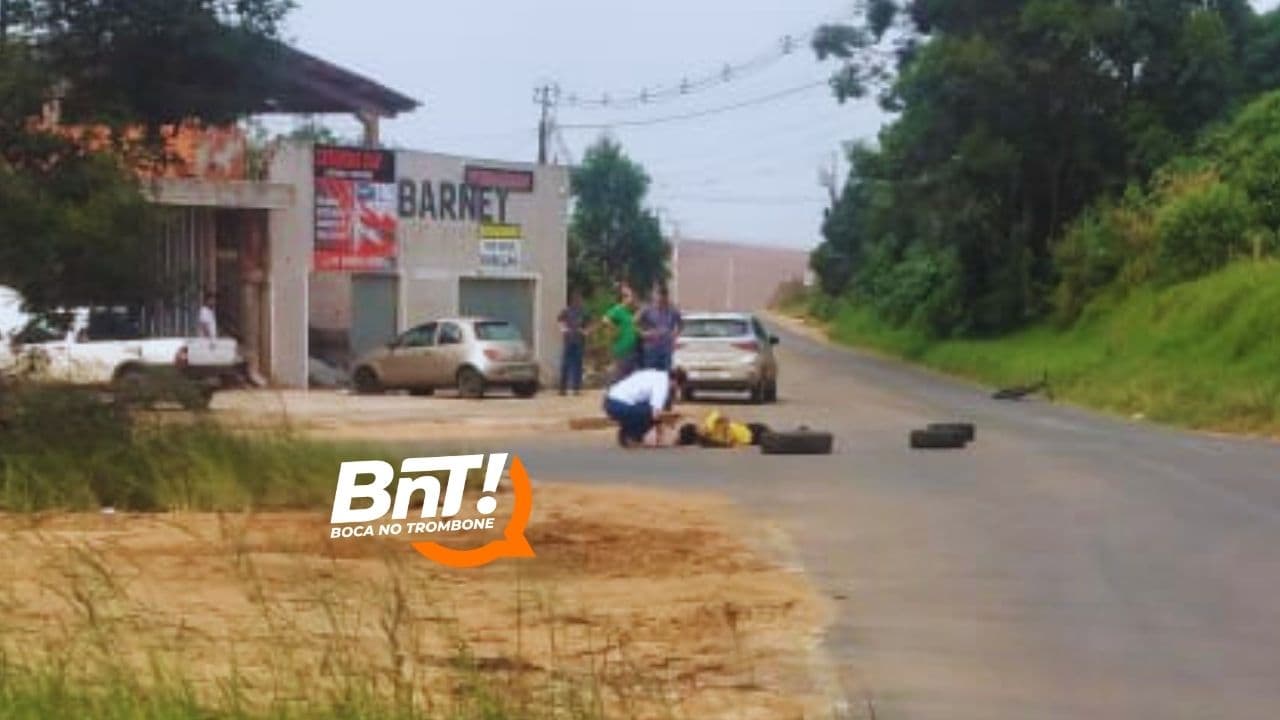 Ciclista é atingido por carro e fica ferido no Shangrilá