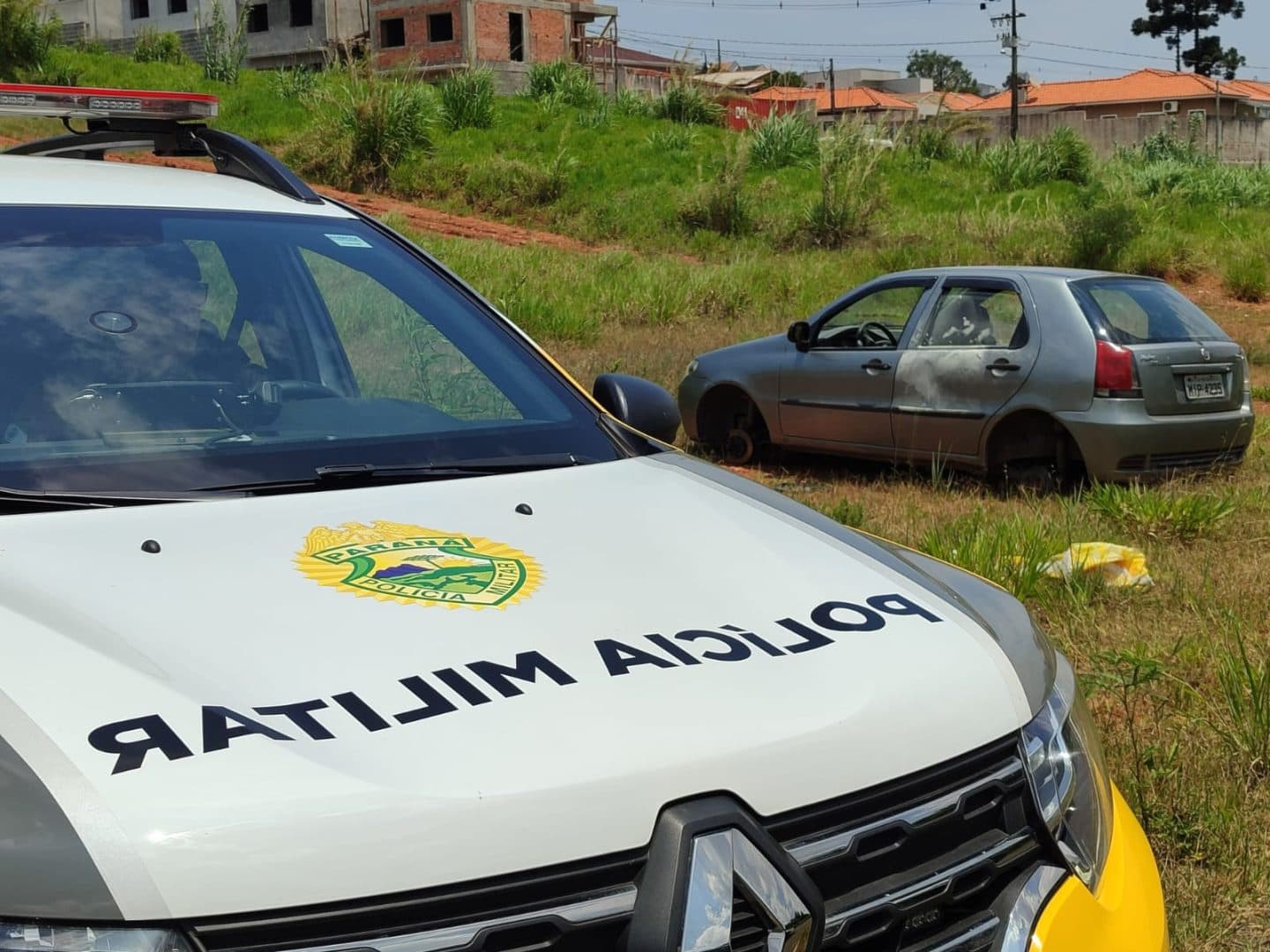Veículo furtado em Jaguariaíva é recuperado pela Polícia Militar de PG