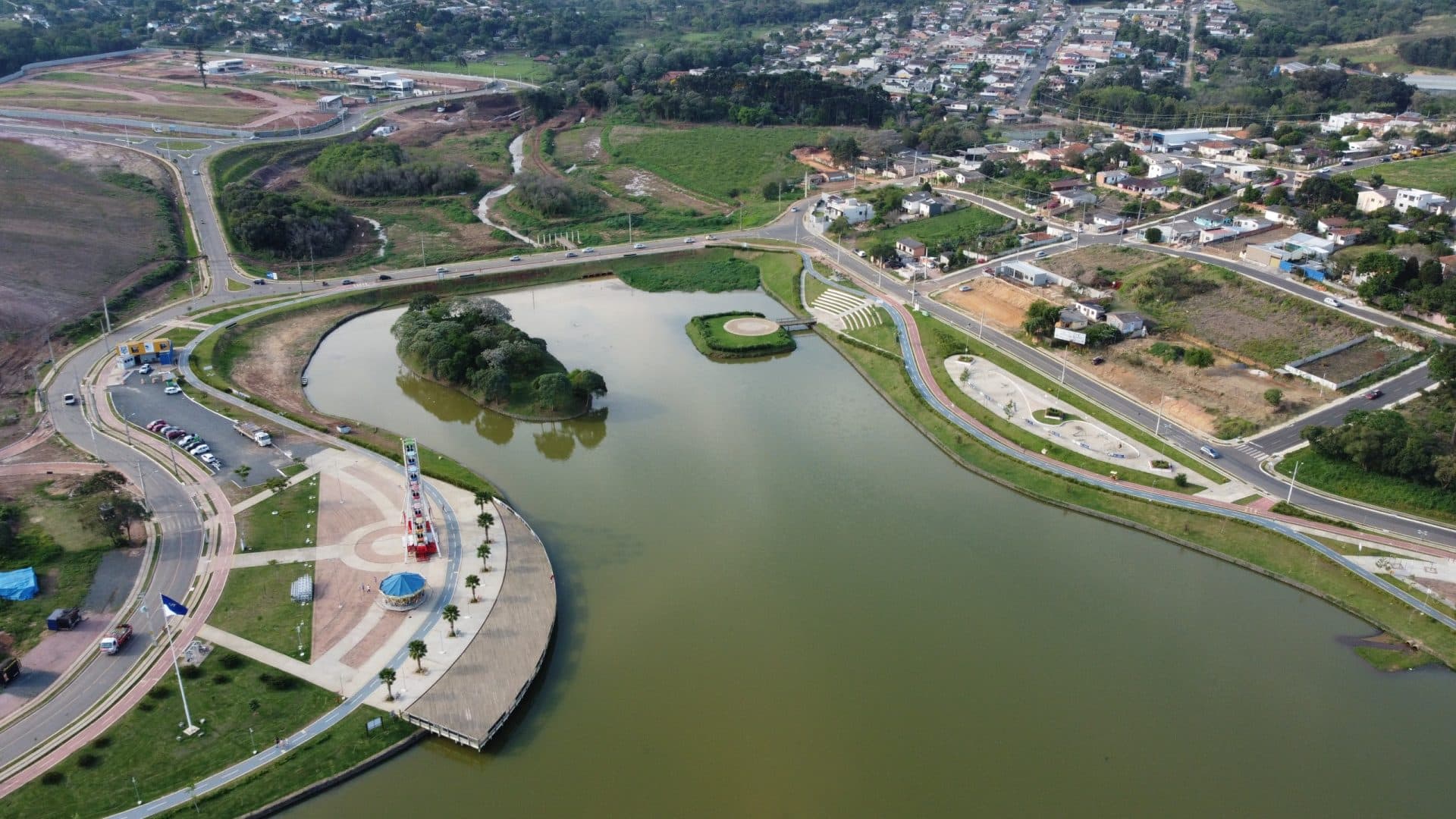 Réveillon no Lago de Olarias terá queima de fogos e banda de pagode