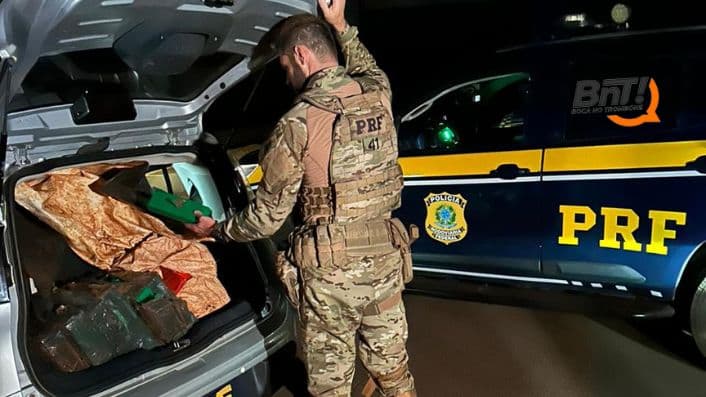 Motorista de APP de Ponta Grossa é preso transportando drogas na rodovia