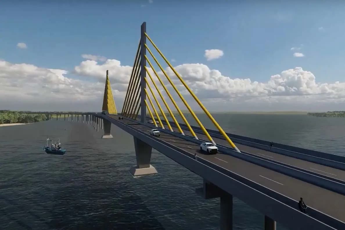 Obras da nova ponte no litoral do Paraná recebem aprovação de 97,9% da população