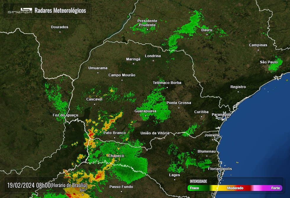 Semana começa com possibilidade de pancadas de chuva em PG e região
