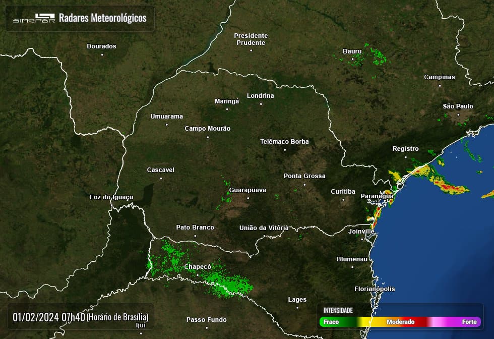 Quinta-feira segue com tempo abafado e possibilidade de pancadas de chuva em PG e região