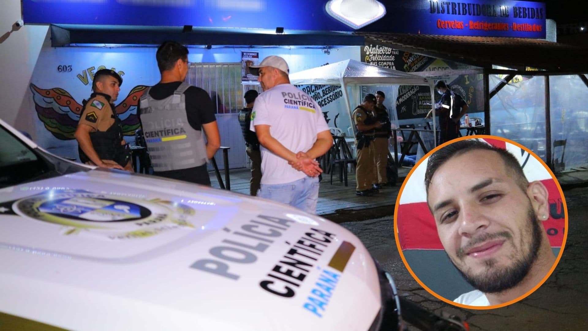 Identificado homem morto a tiros em distribuidora de bebidas em Ponta Grossa
