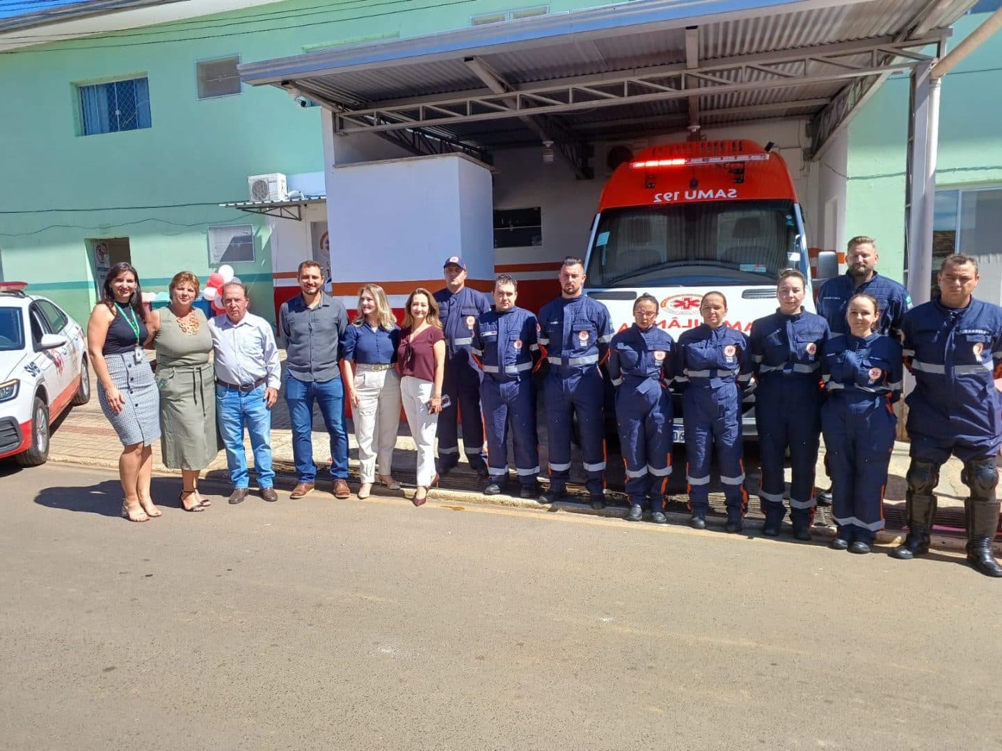 Base do Samu em Ipiranga foi inaugurada nesta terça-feira