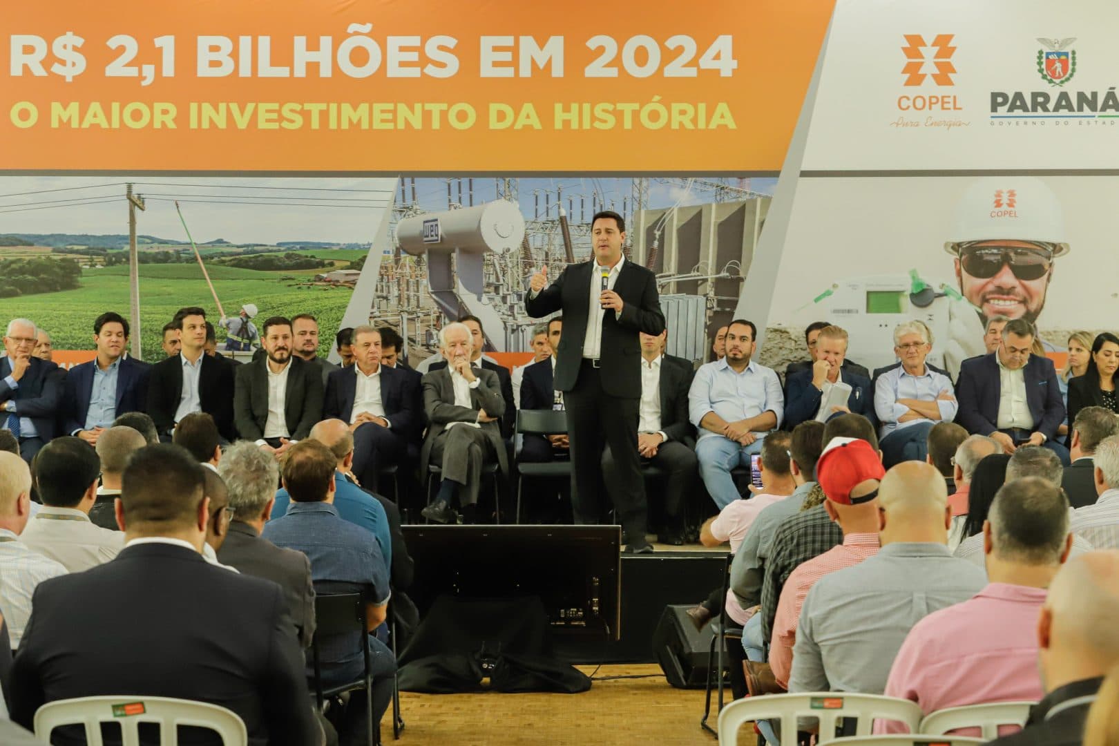 Copel anuncia mais de R$ 2,1 bilhões em investimentos no Paraná em 2024. Veja o que será feito em PG